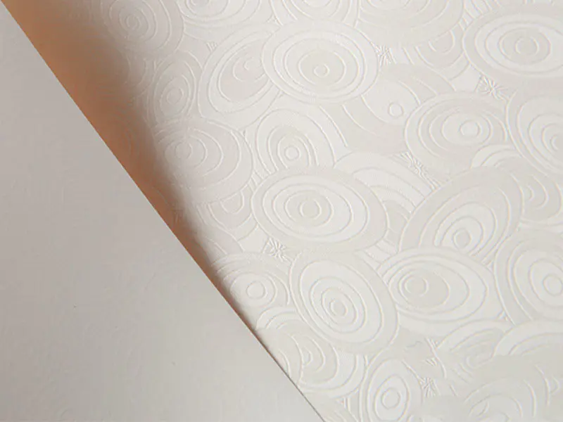 Bedrukte lichtroze PVC plafondfolie-19