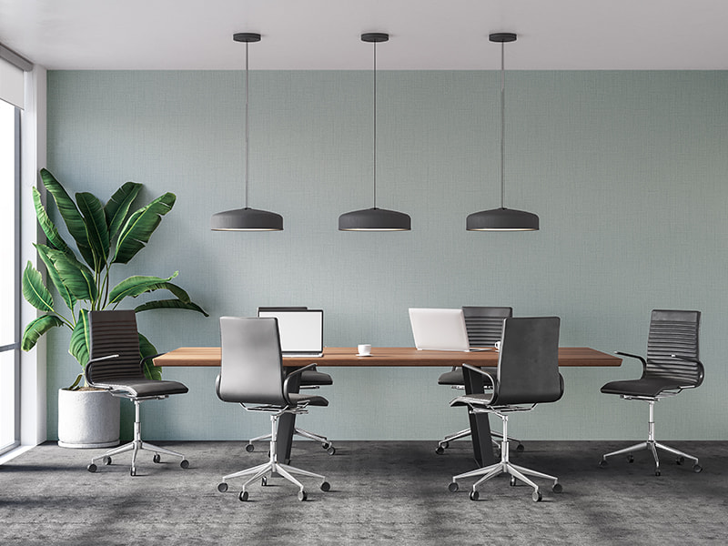 Waterdicht wanddecoratiebehang voor commercieel en kantoor